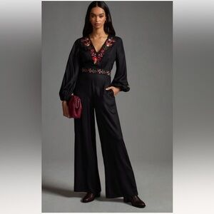 FARM RIO Embroidered Jumpsuit Size XS
